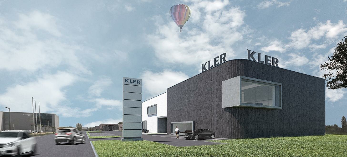 Budynek nowego Showroomu Kler w Katowicach